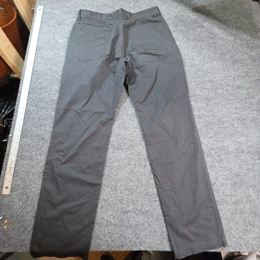 The North Face Pants Mens 33x34 Gray Chino Canvas Straight Leg Outdoor Casual
